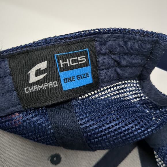 Champro Snapback Mesh Back Trucker Hat Multicolor One Size Embroidered - Picture 9 of 9